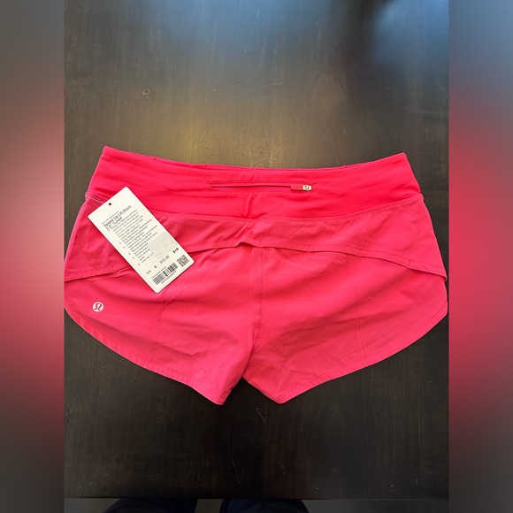 Lululemon Speed up short 2.5” lined. Brand new. Pink. - Picture 2 of 2